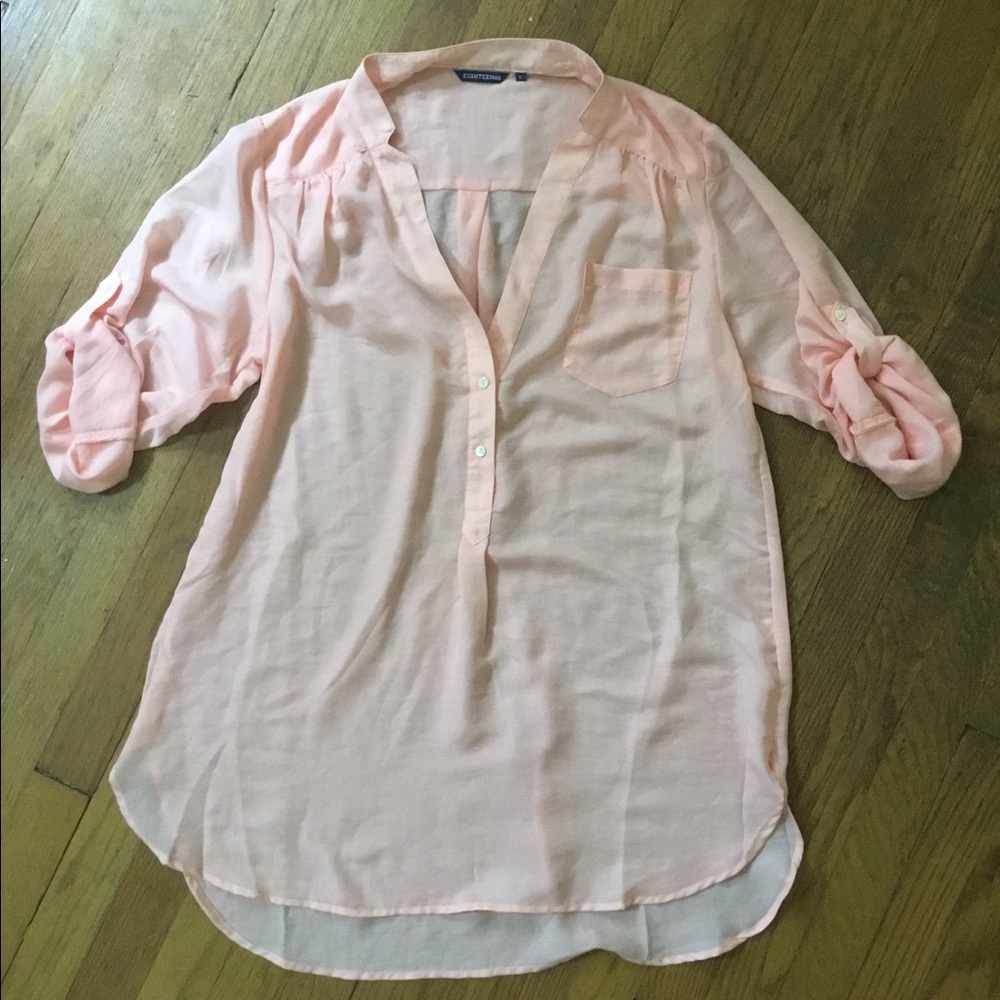 Blush Over Sized Blouse